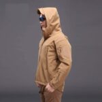 Tactical jacket windproof waterproof jackets men bomber flight pilot hooded – brown, wonderland gear & style 10